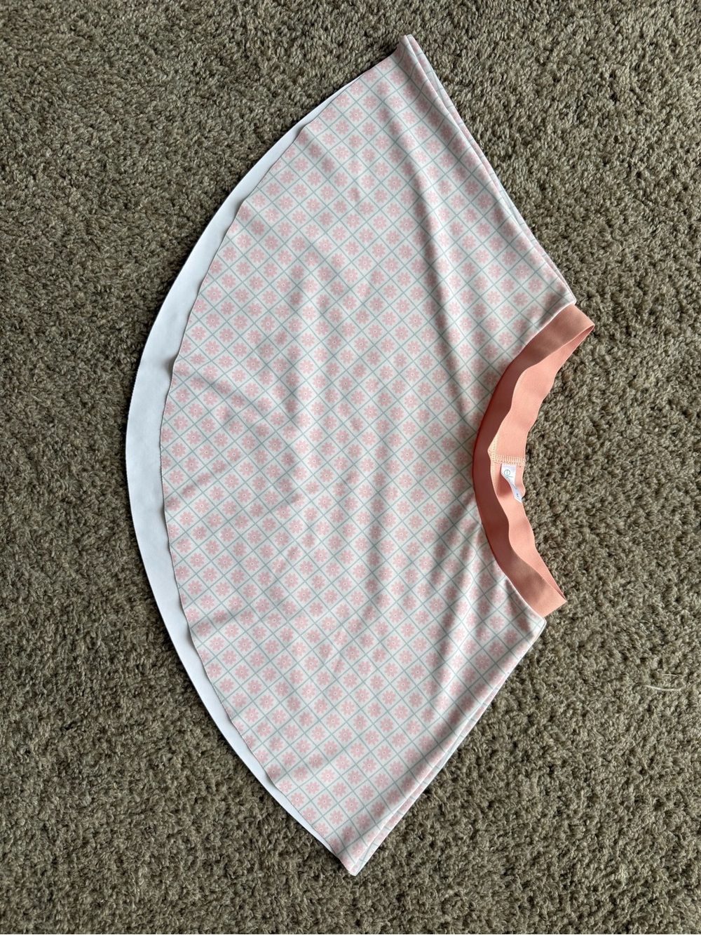 Eleve Dancewear Pink and White Patterned Dance Skirt